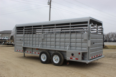 New 2025 GR Trailer 6.8' x 20' Gooseneck Livestock