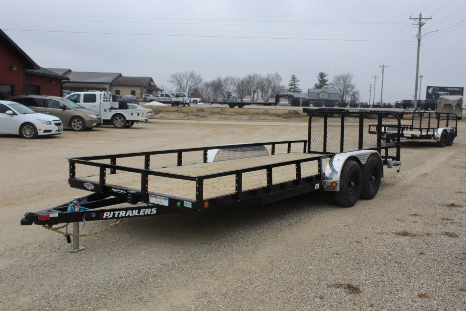 New 2025 PJ TRAILER 83" x 20' UL Utility Trailer