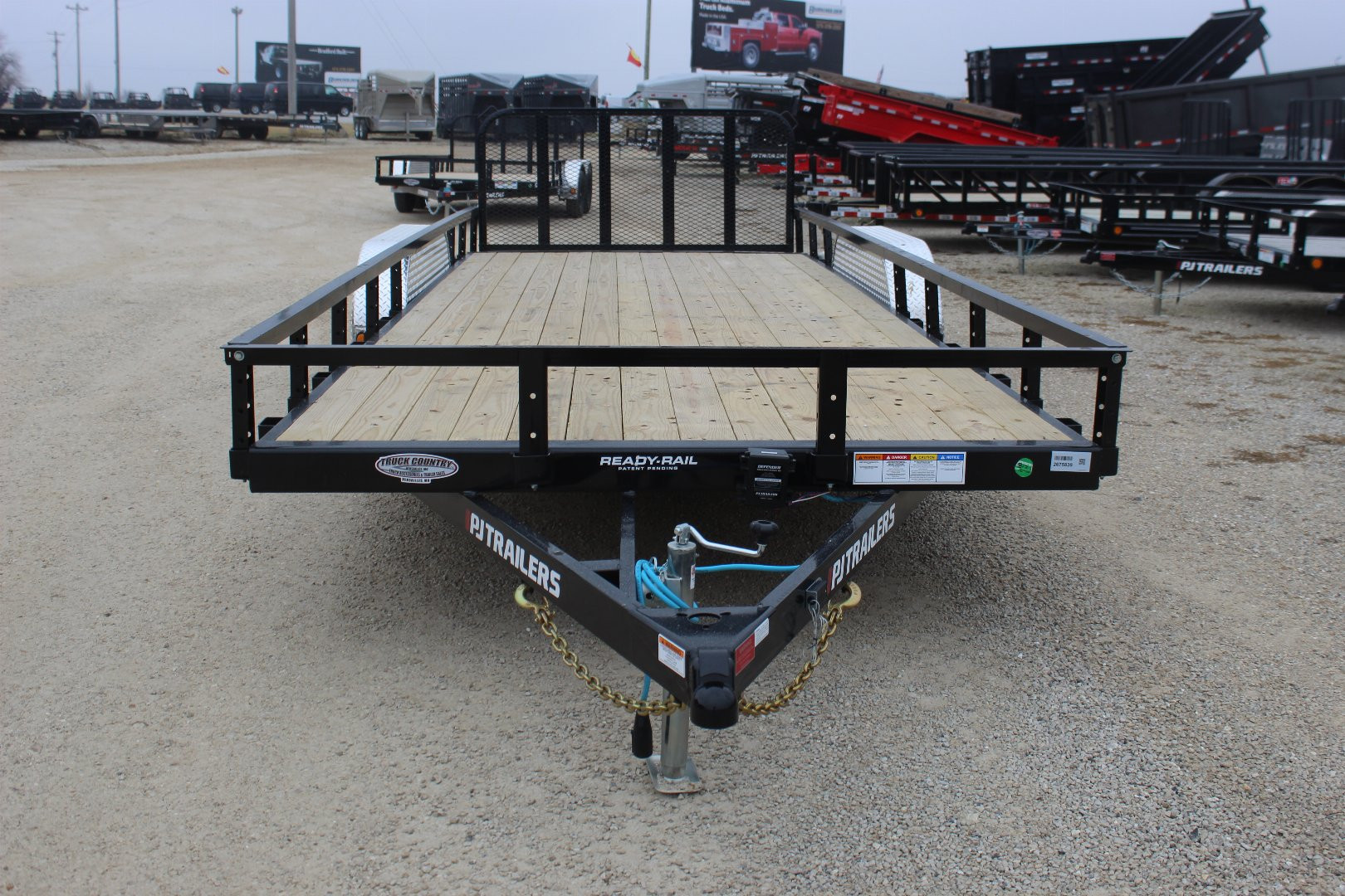 New 2025 PJ TRAILER 83" x 20' UL Utility Trailer
