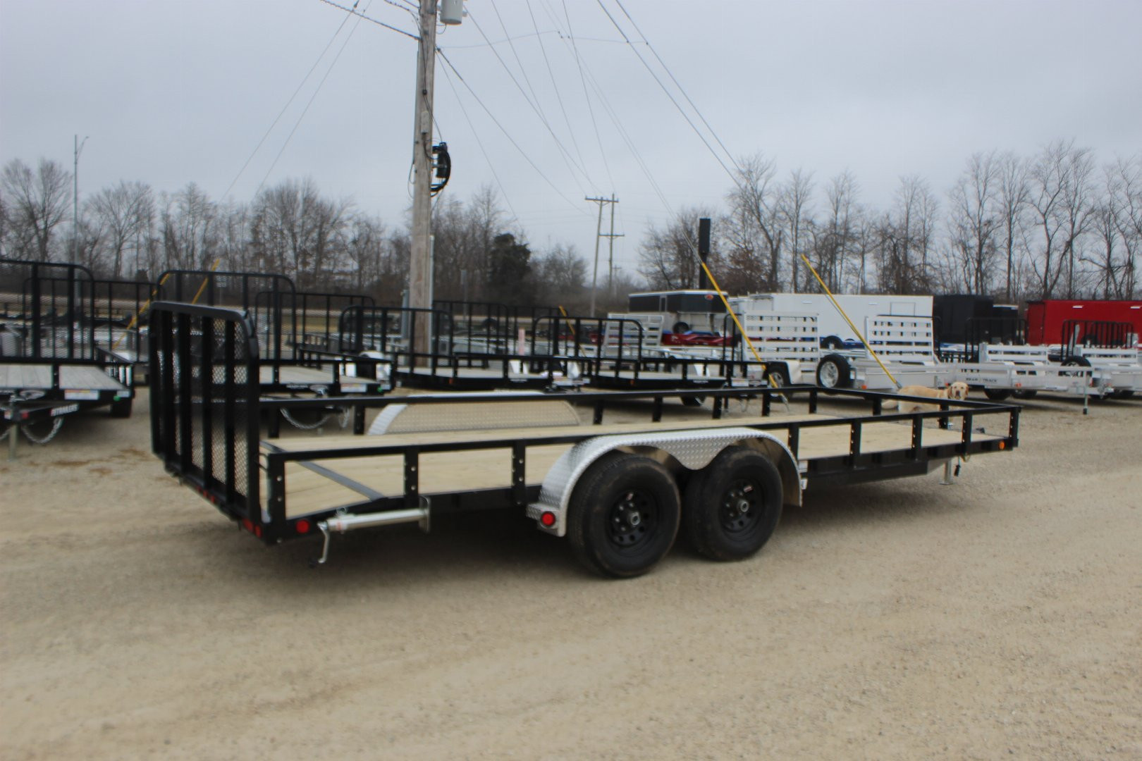 New 2025 PJ TRAILER 83" x 20' UL Utility Trailer