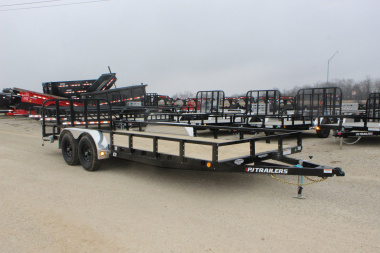 New 2025 PJ TRAILER 83" x 20' UL Utility Trailer