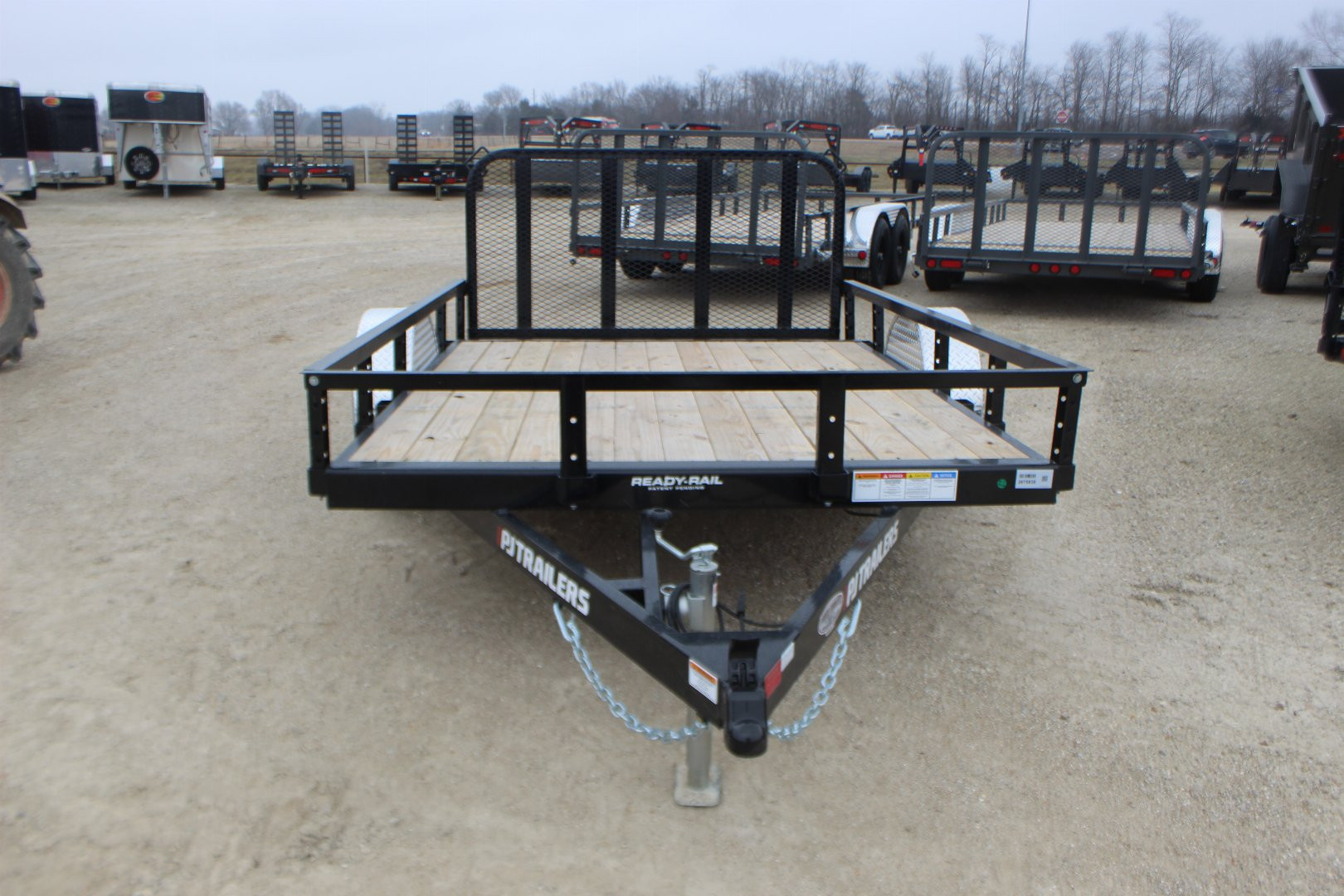 New 2025 PJ TRAILER 77" x 10' U7 Utility Trailer