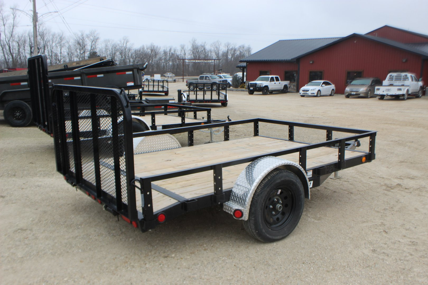 New 2025 PJ TRAILER 77" x 10' U7 Utility Trailer
