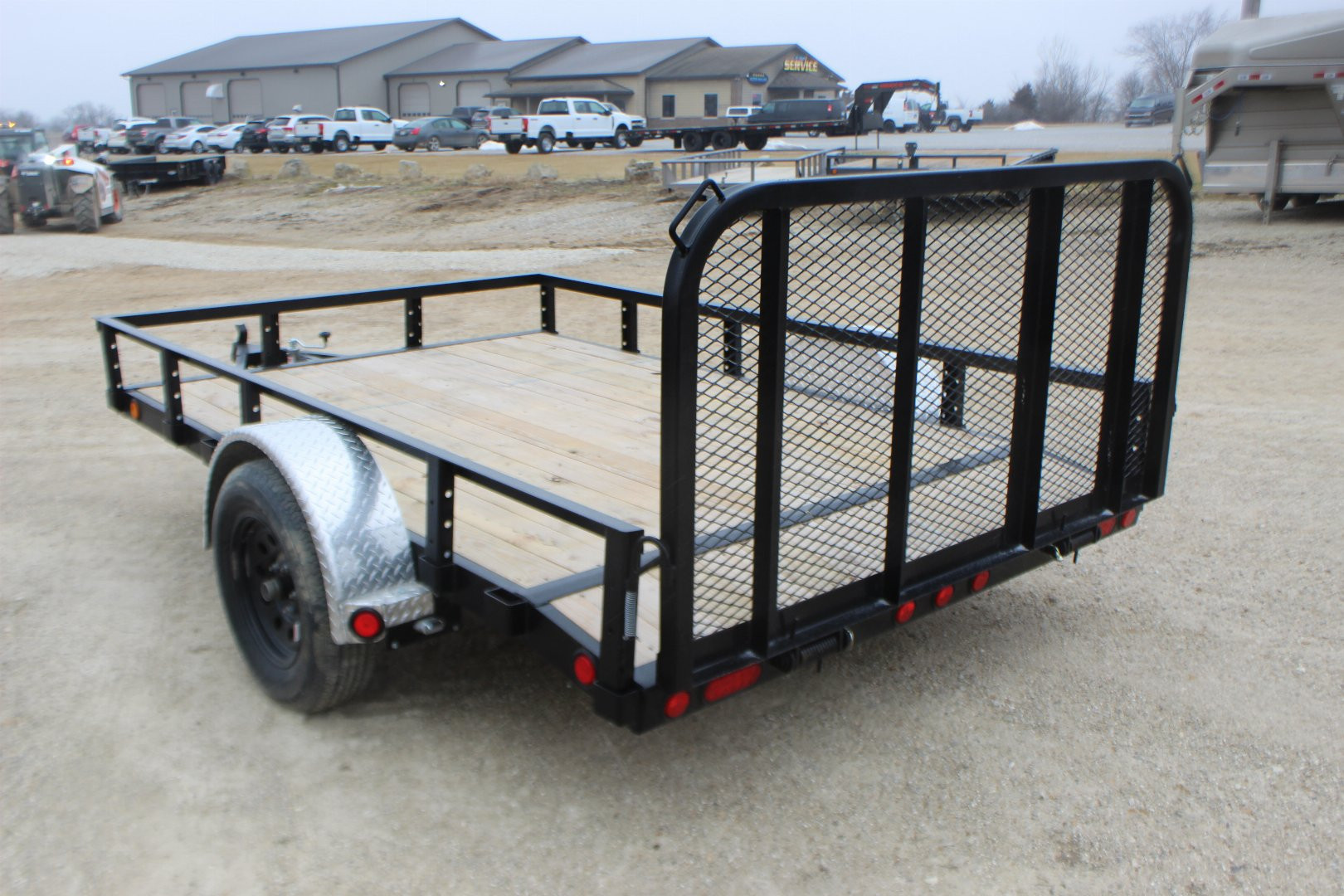 New 2025 PJ TRAILER 77" x 10' U7 Utility Trailer