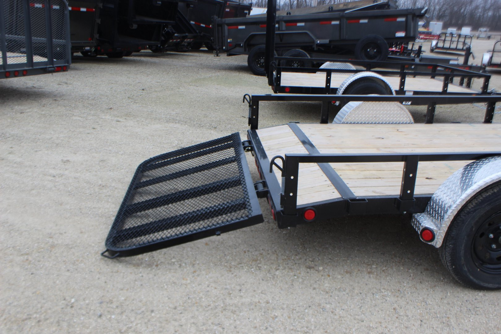 New 2025 PJ TRAILER 77" x 10' U7 Utility Trailer