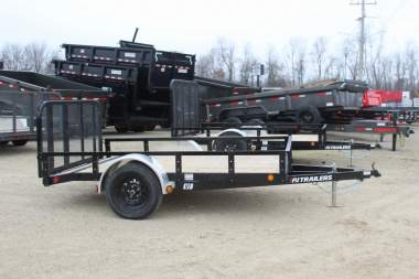 New 2025 PJ TRAILER 77" x 10' U7 Utility Trailer