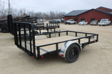 New 2025 PJ TRAILER 77" x 10' U7 Utility Trailer
