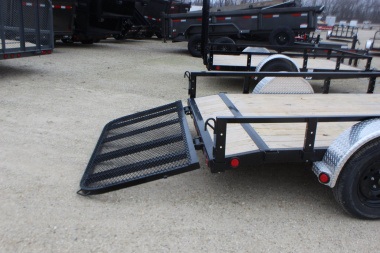 New 2025 PJ TRAILER 77" x 10' U7 Utility Trailer