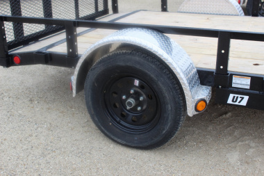 New 2025 PJ TRAILER 77" x 10' U7 Utility Trailer