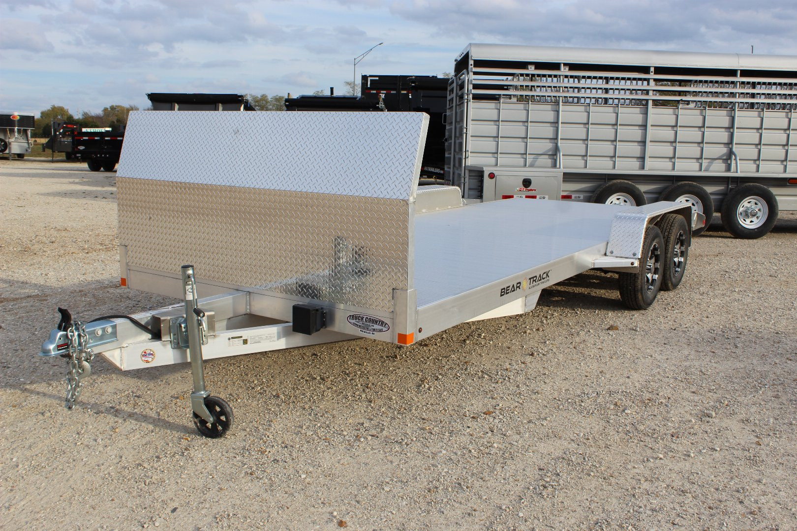 New 2023 Bear Track 81" x 18' Car / Racing Trailer