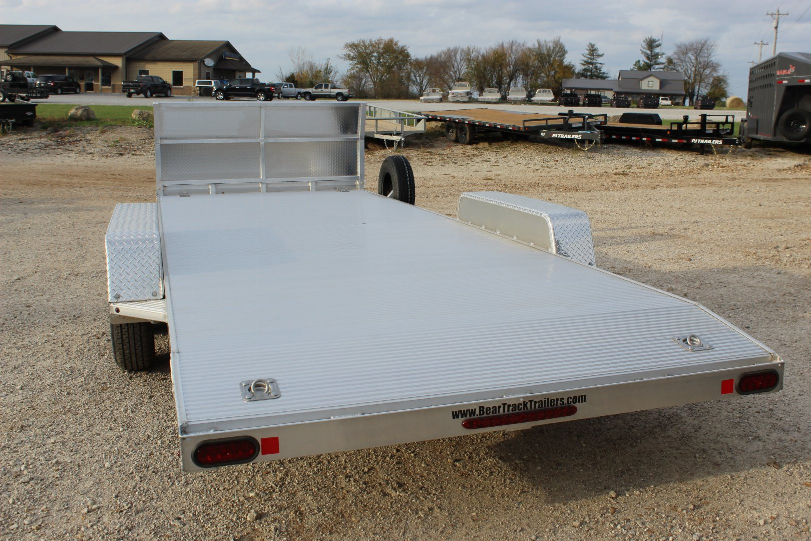 New 2023 Bear Track 81" x 18' Car / Racing Trailer