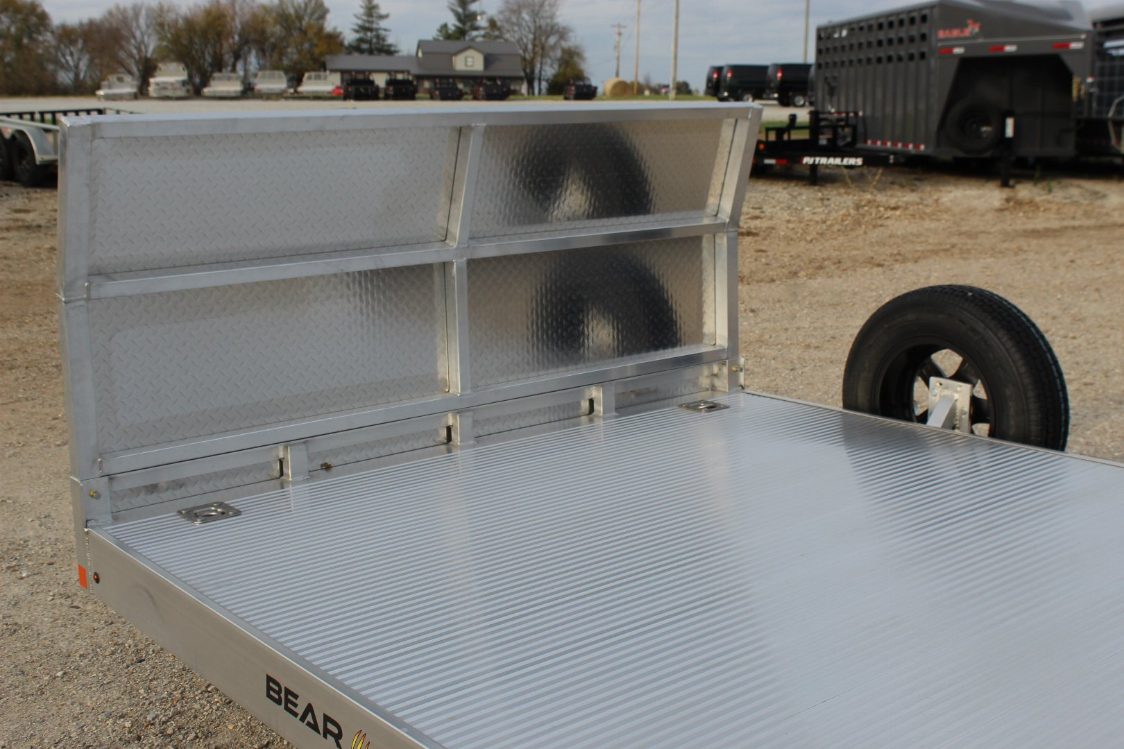 New 2023 Bear Track 81" x 18' Car / Racing Trailer