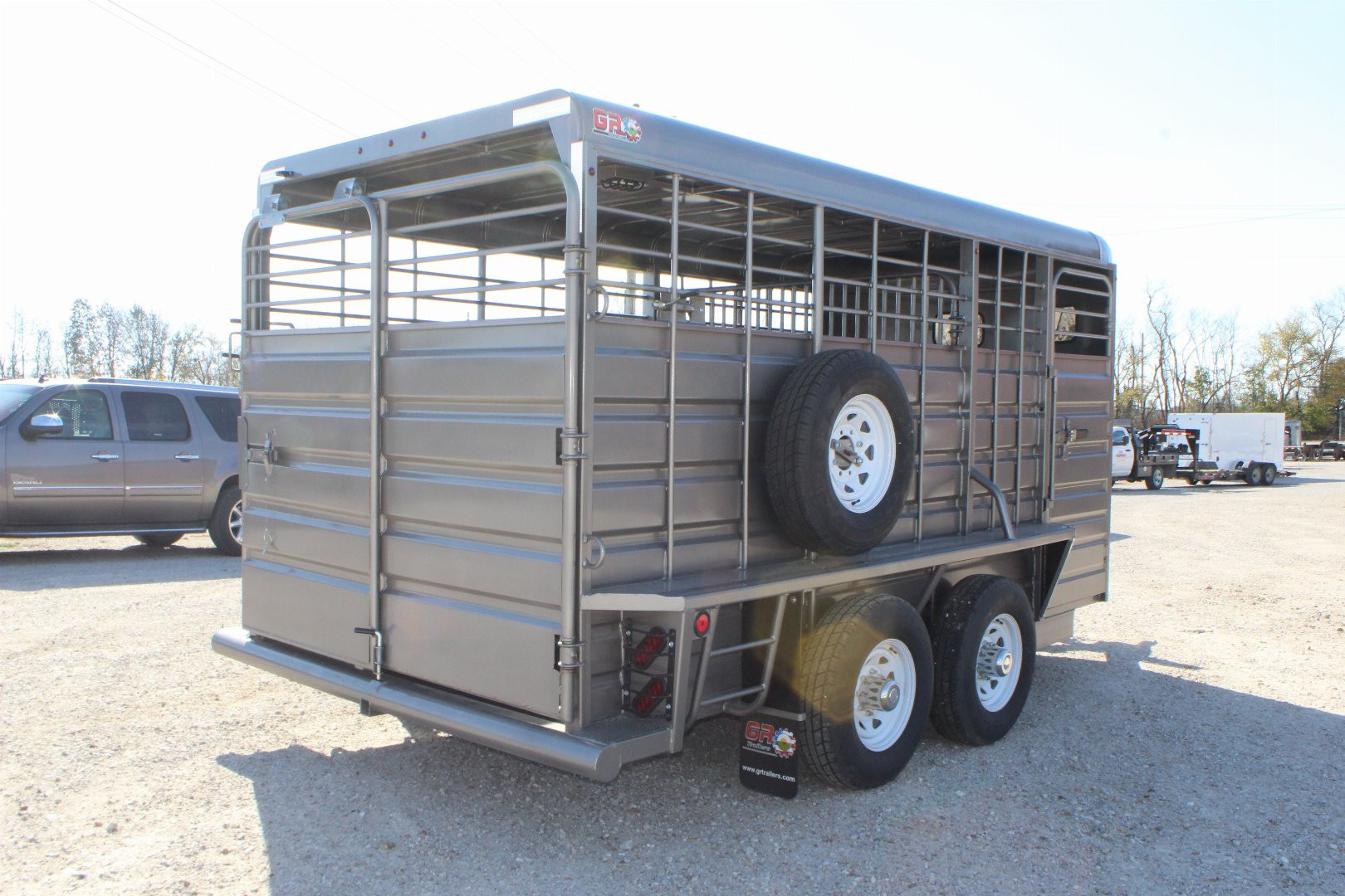 New 2025 GR Trailers 6.8 x 16 Livestock Trailer