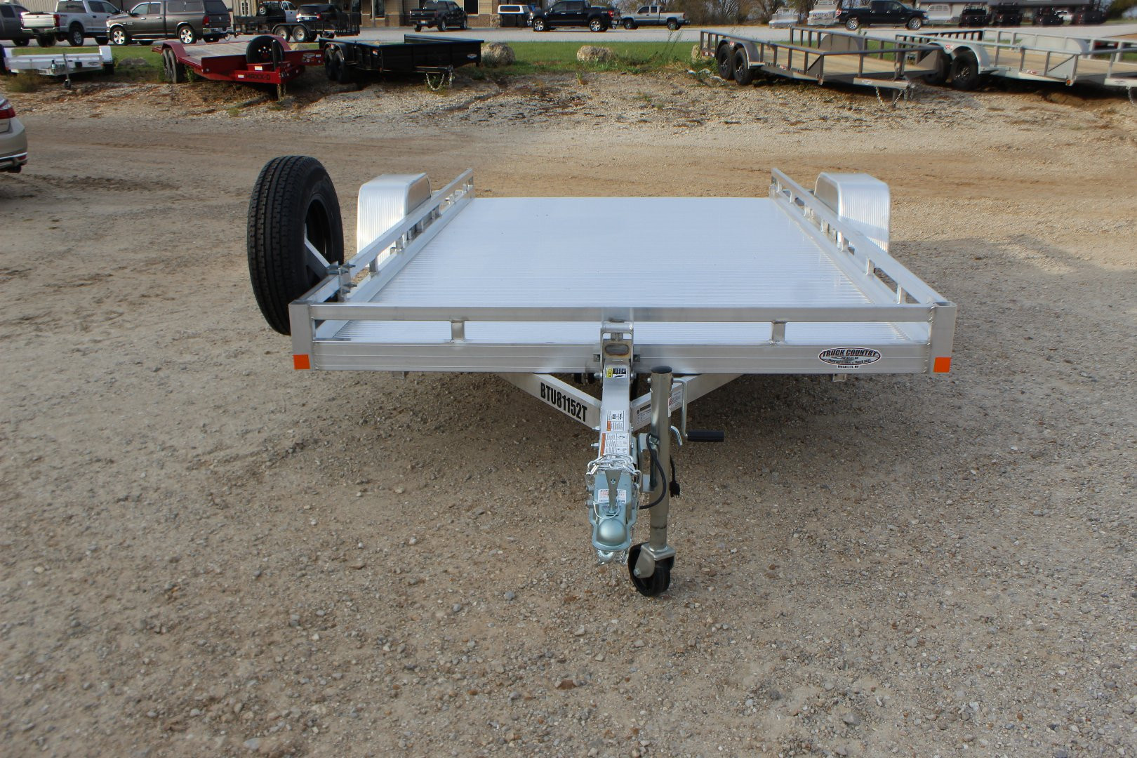 New 2025 BEAR TRACK 13' Aluminum Tilt Utility Trailer