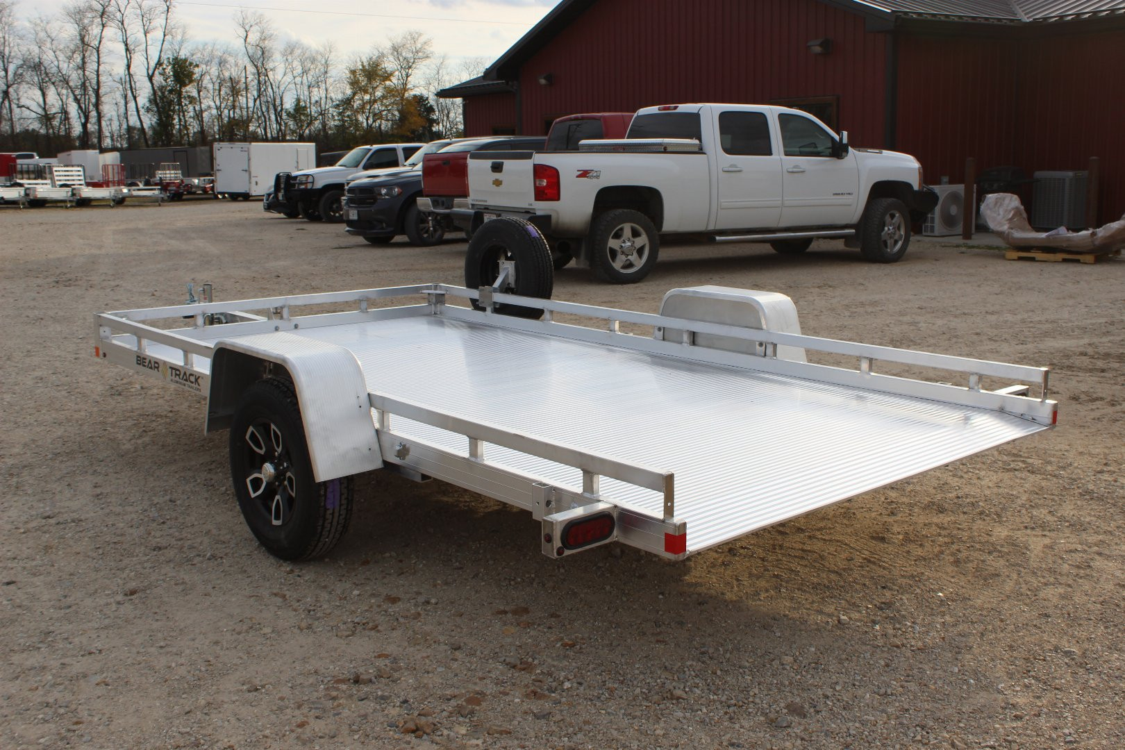New 2025 BEAR TRACK 13' Aluminum Tilt Utility Trailer