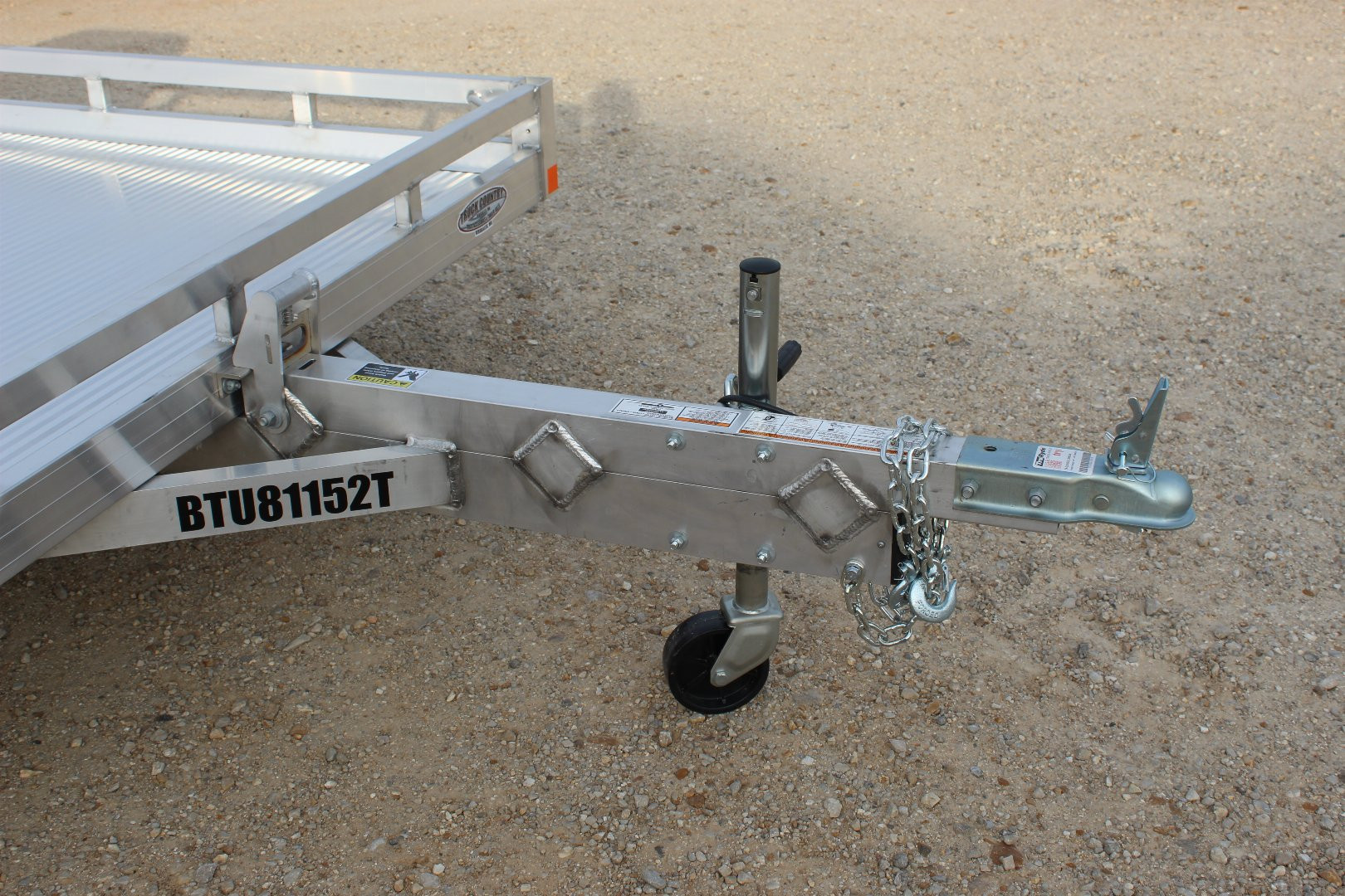 New 2025 BEAR TRACK 13' Aluminum Tilt Utility Trailer
