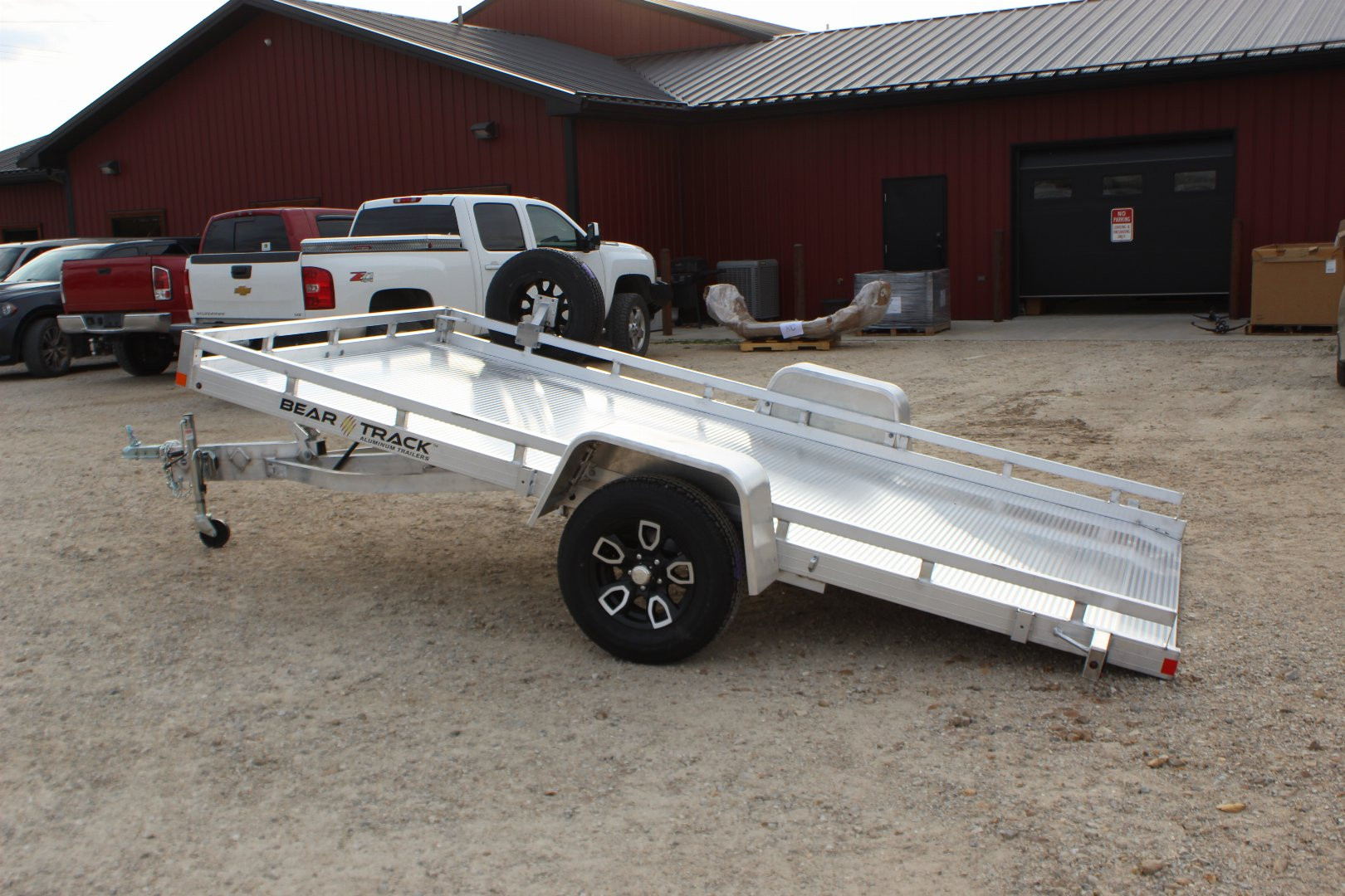New 2025 BEAR TRACK 13' Aluminum Tilt Utility Trailer