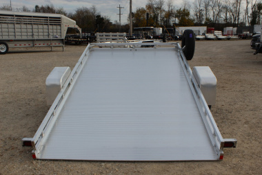 New 2025 BEAR TRACK 13' Aluminum Tilt Utility Trailer