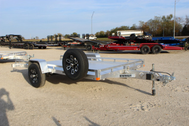 New 2025 BEAR TRACK 13' Aluminum Tilt Utility Trailer