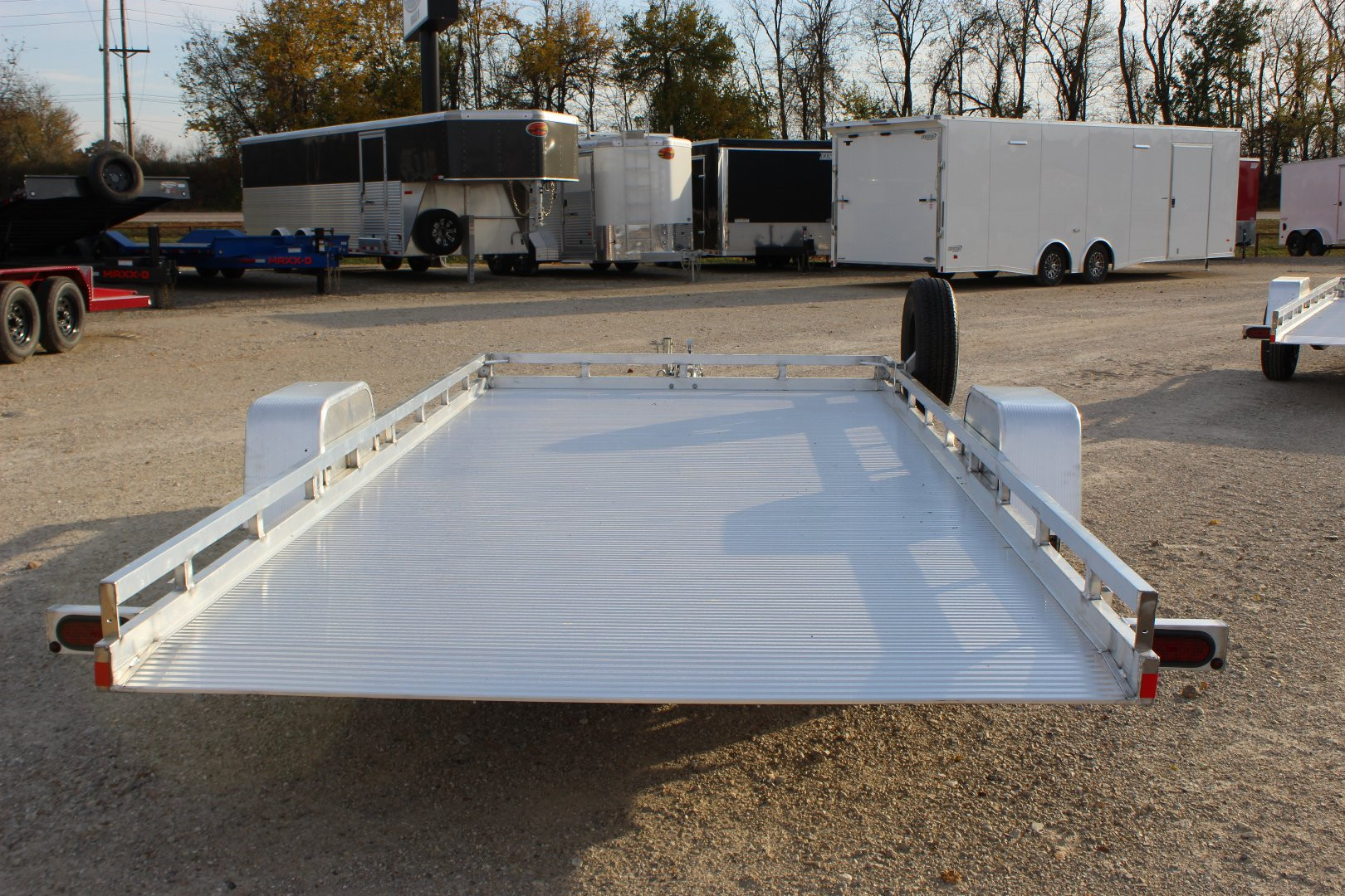 New 2025 BEAR TRACK 15' Aluminum Tilt Utility Trailer