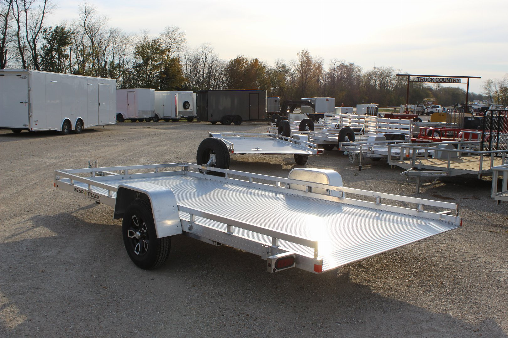 New 2025 BEAR TRACK 15' Aluminum Tilt Utility Trailer