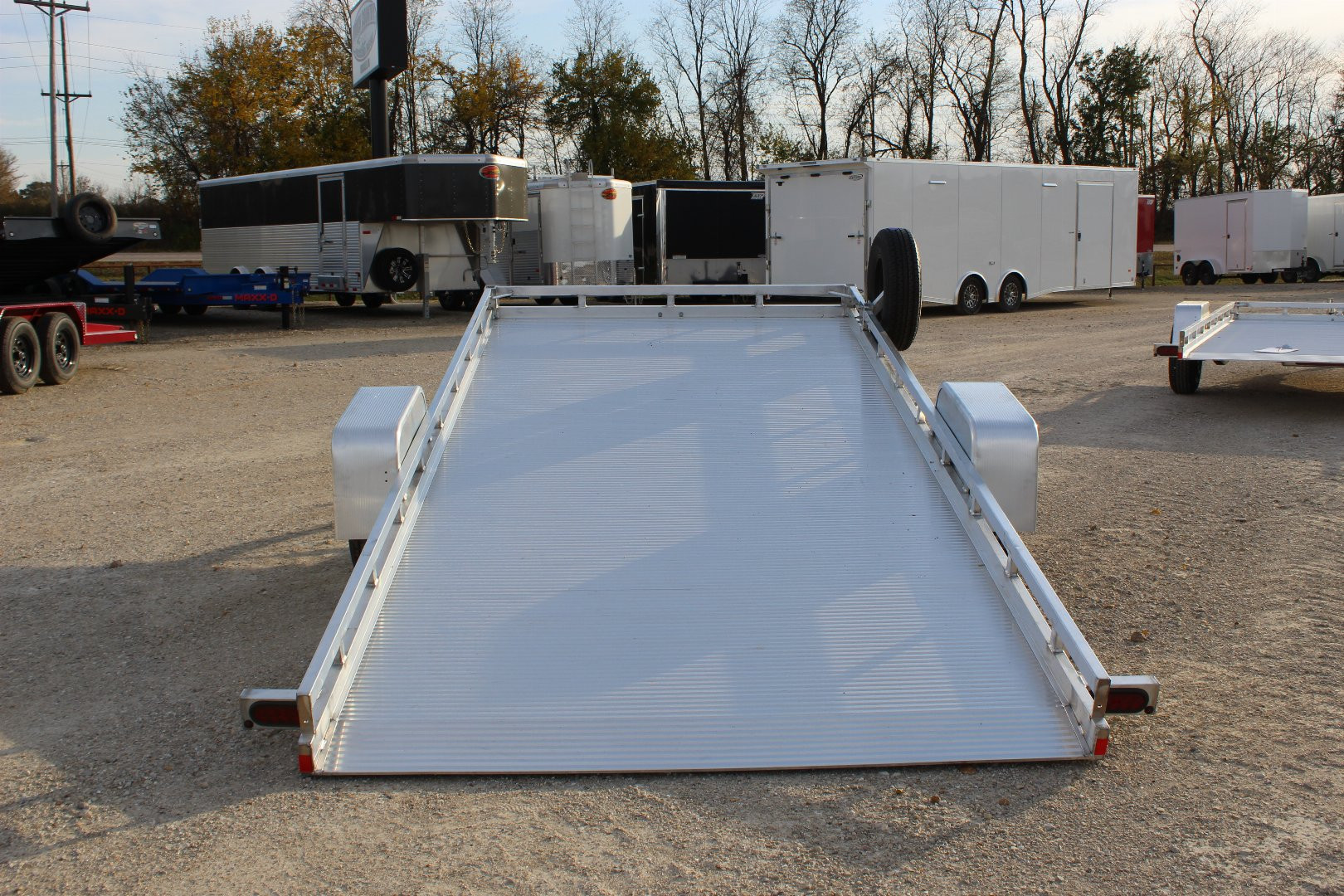 New 2025 BEAR TRACK 15' Aluminum Tilt Utility Trailer
