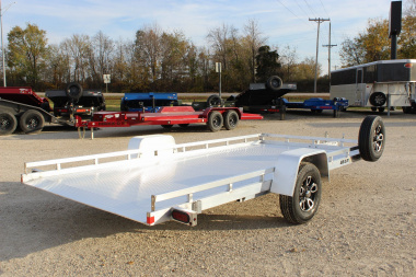 New 2025 BEAR TRACK 15' Aluminum Tilt Utility Trailer