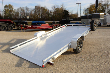 New 2025 BEAR TRACK 15' Aluminum Tilt Utility Trailer