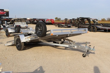 New 2025 BEAR TRACK 15' Aluminum Tilt Utility Trailer