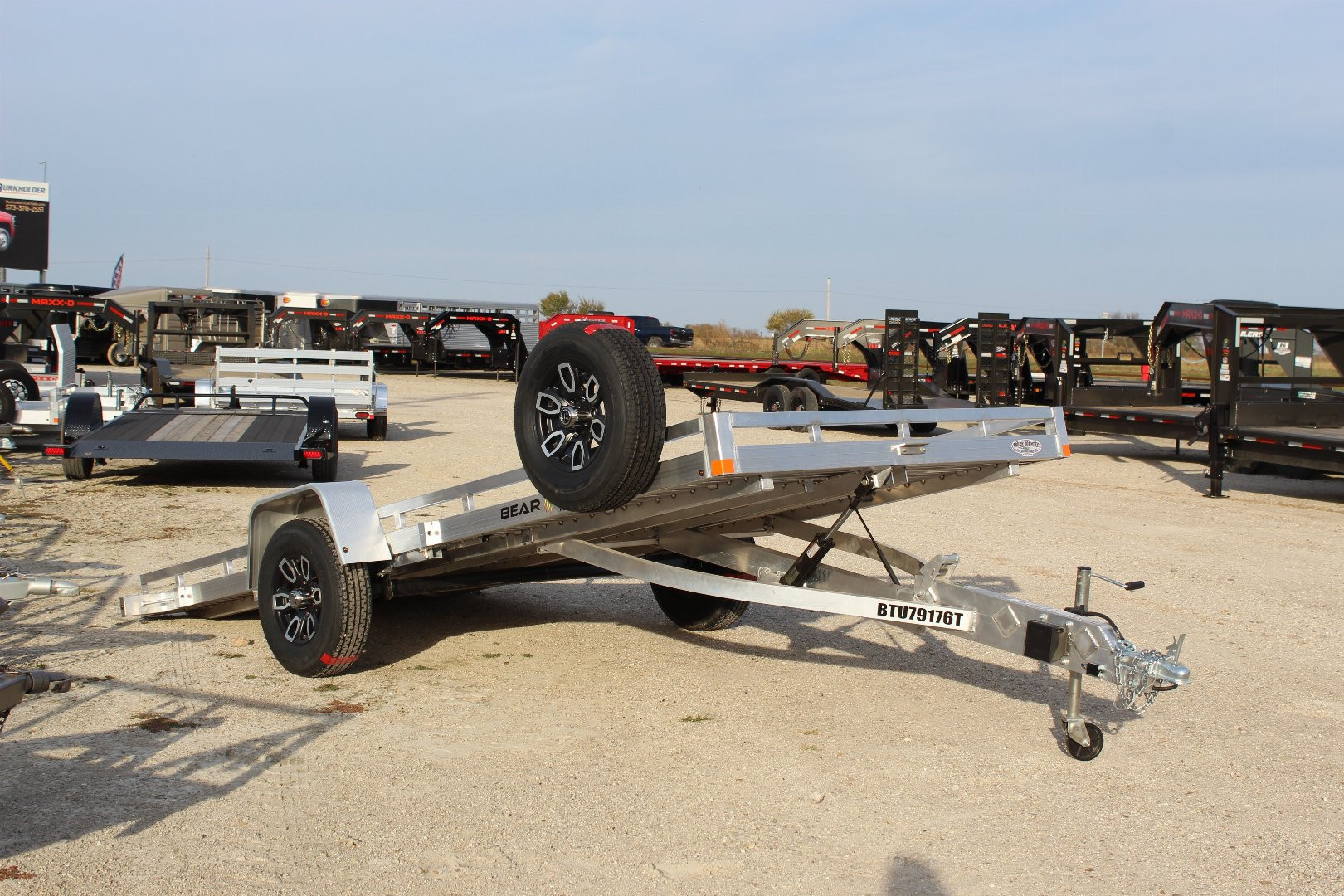 New 2025 Bear Track 15' Tilt Utility Trailer