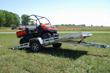 New 2025 Bear Track 15' Tilt Utility Trailer