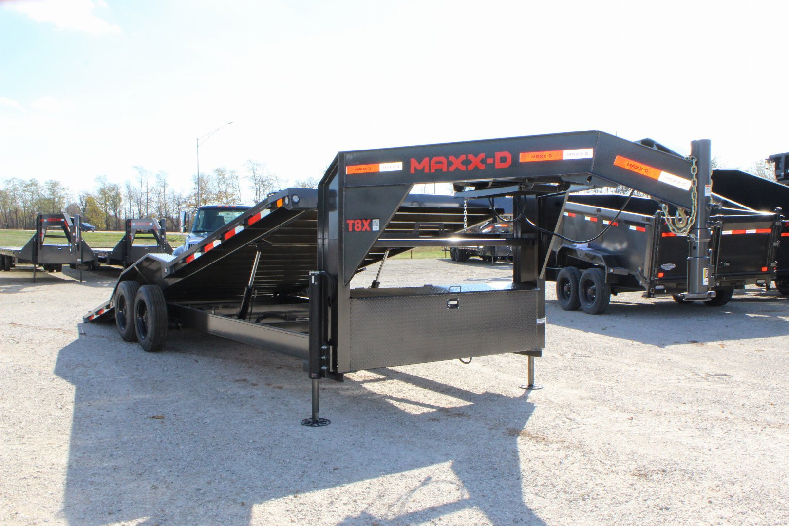New 2025 MAXXD T8X8324 - 24' X 100" Equipment Trailer