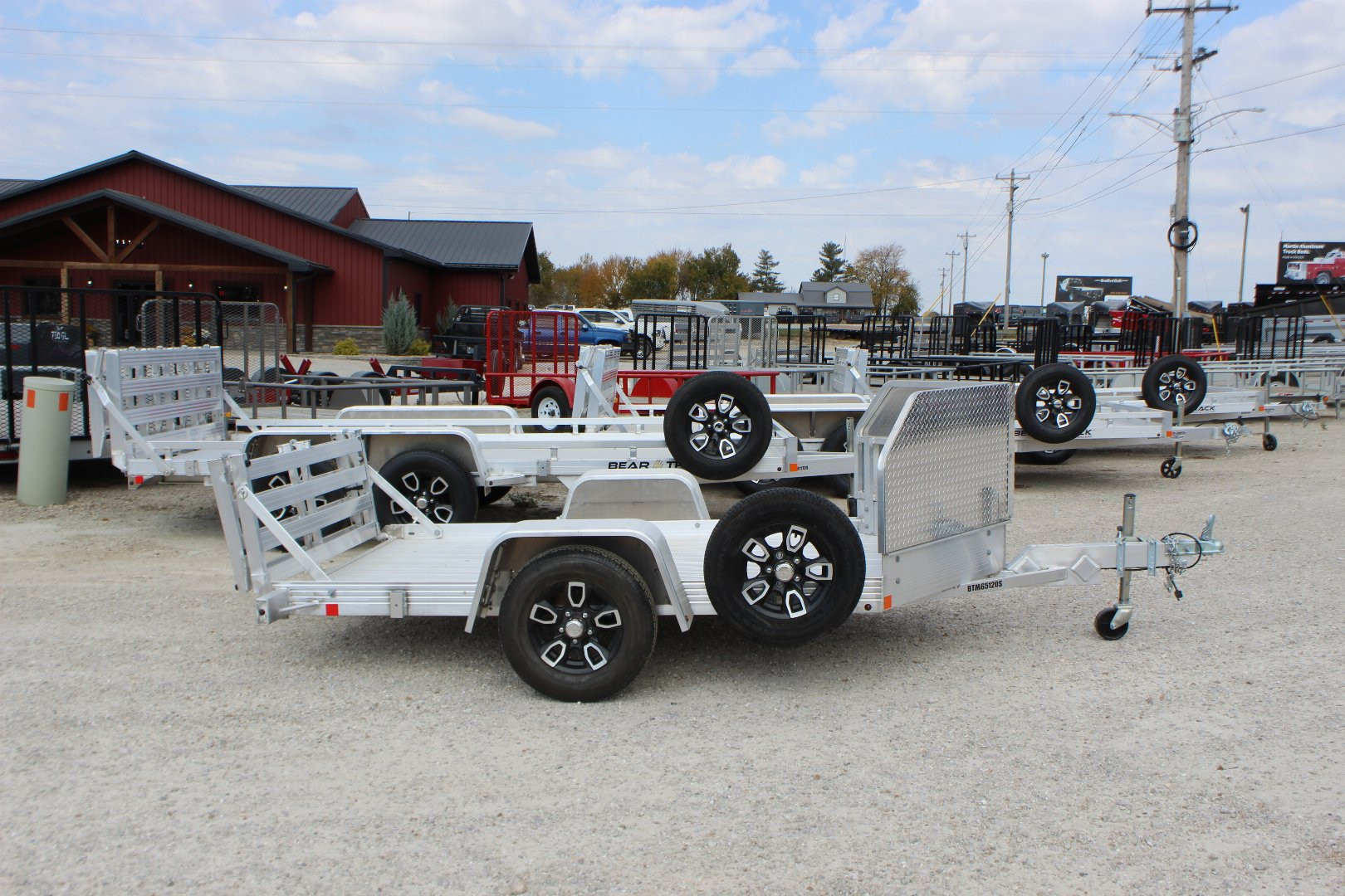 New 2025 BEAR TRACK 10' Aluminum Motorcycle Trailer