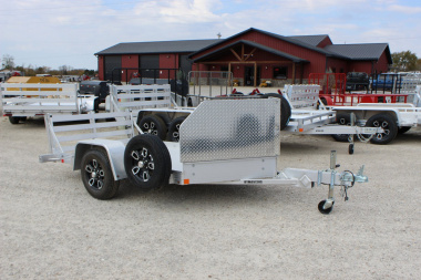 New 2025 BEAR TRACK 10' Aluminum Motorcycle Trailer