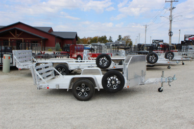 New 2025 BEAR TRACK 10' Aluminum Motorcycle Trailer