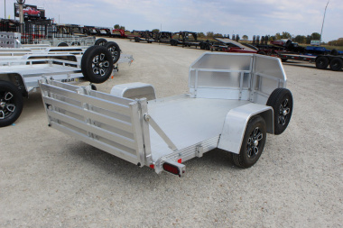 New 2025 BEAR TRACK 10' Aluminum Motorcycle Trailer