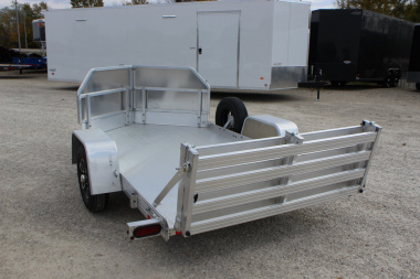 New 2025 BEAR TRACK 10' Aluminum Motorcycle Trailer