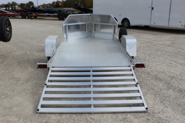 New 2025 BEAR TRACK 10' Aluminum Motorcycle Trailer