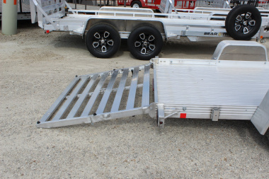 New 2025 BEAR TRACK 10' Aluminum Motorcycle Trailer