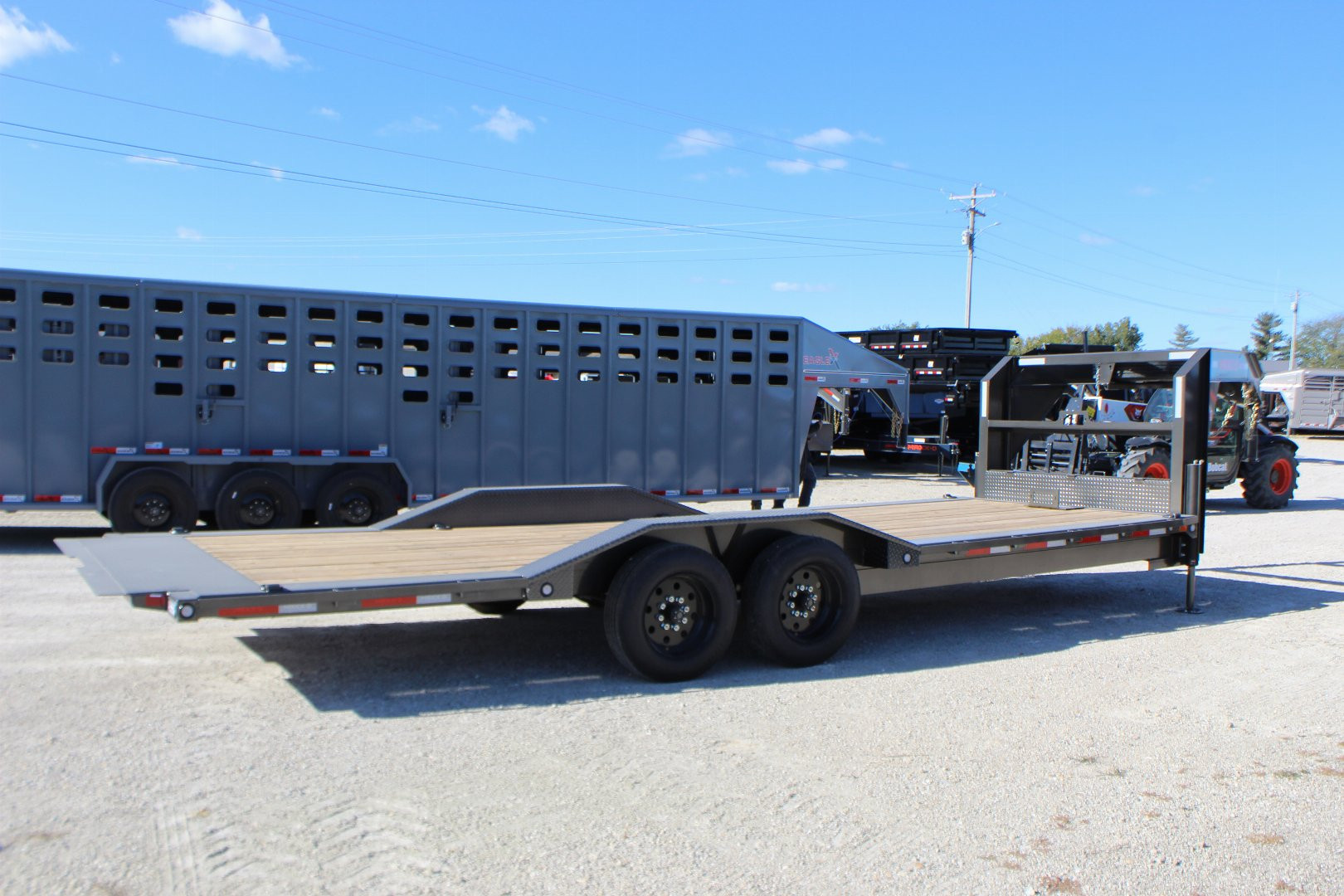 New 2025 MAXXD T8X 102"x24' gooseneck Equipment Tilt Trailer