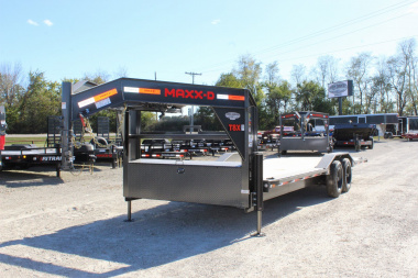 New 2025 MAXXD T8X 102"x24' gooseneck Equipment Tilt Trailer