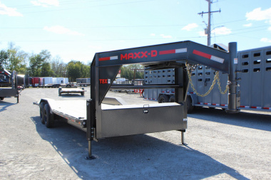 New 2025 MAXXD T8X 102"x24' gooseneck Equipment Tilt Trailer