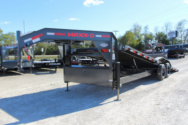New 2025 MAXXD T8X 102"x24' gooseneck Equipment Tilt Trailer