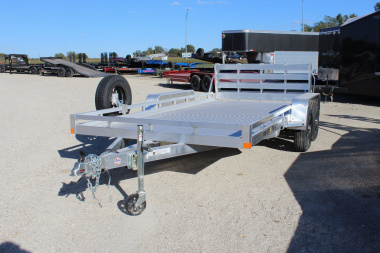 New 2025 Bear Track 81 x 14 aluminum Utility Trailer