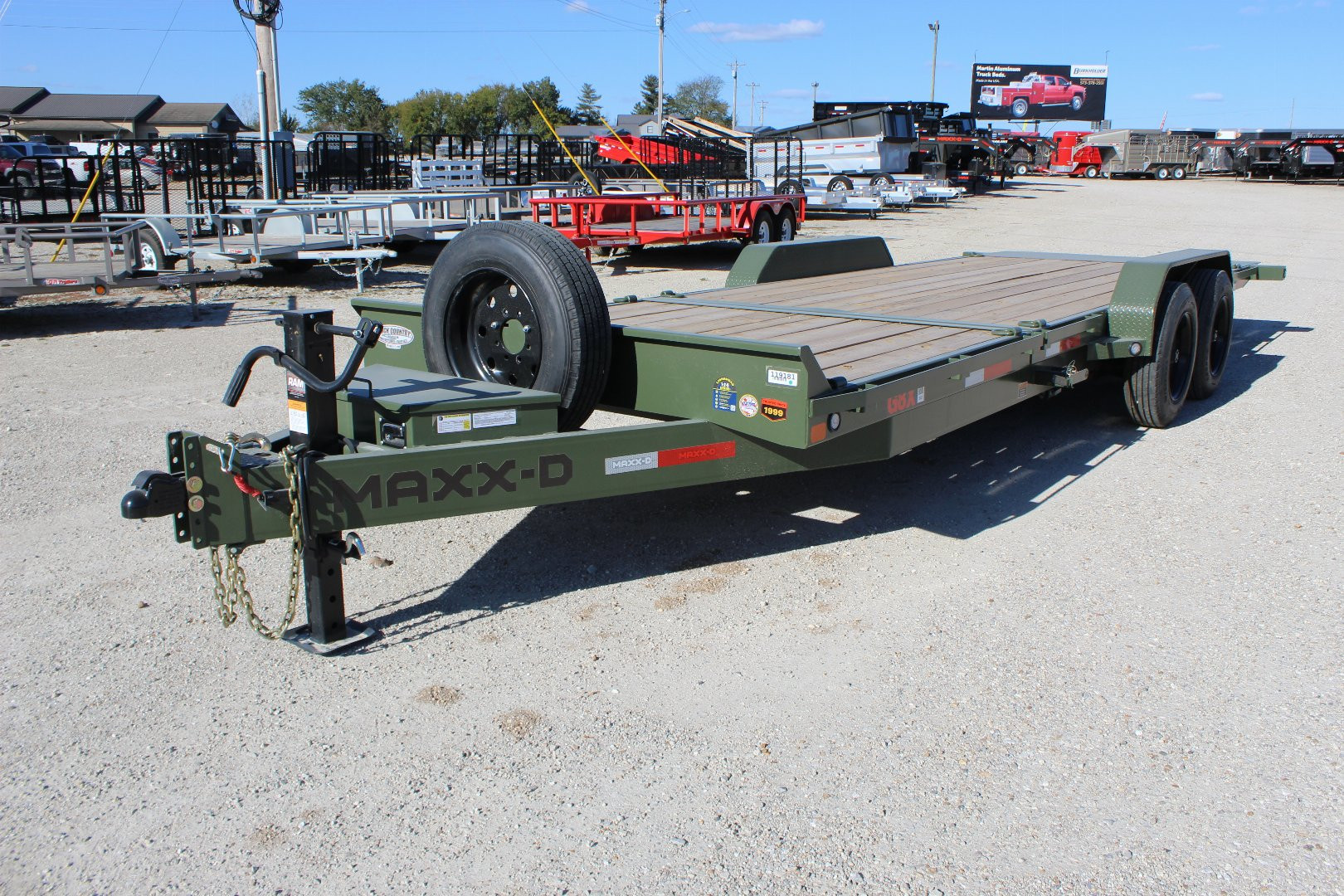New 2025 MAXXD G8X8322 - 22' X 83"- 18' Tilt Deck Equipment Trailer