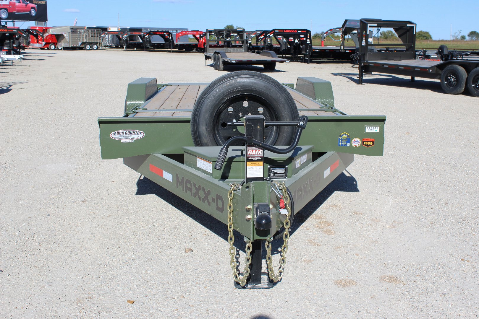 New 2025 MAXXD G8X8322 - 22' X 83"- 18' Tilt Deck Equipment Trailer