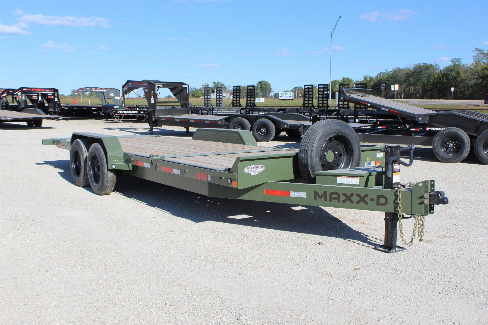 New 2025 MAXXD G8X8322 - 22' X 83"- 18' Tilt Deck Equipment Trailer