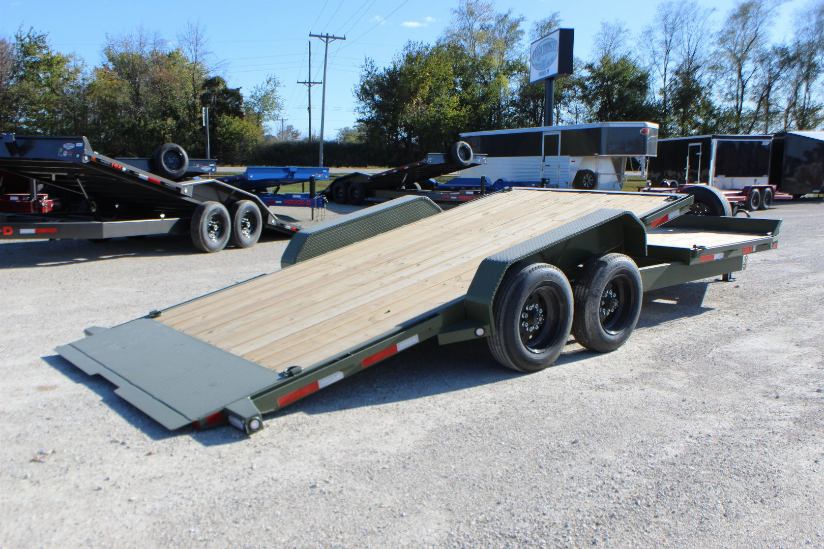 New 2025 MAXXD G8X8322 - 22' X 83"- 18' Tilt Deck Equipment Trailer