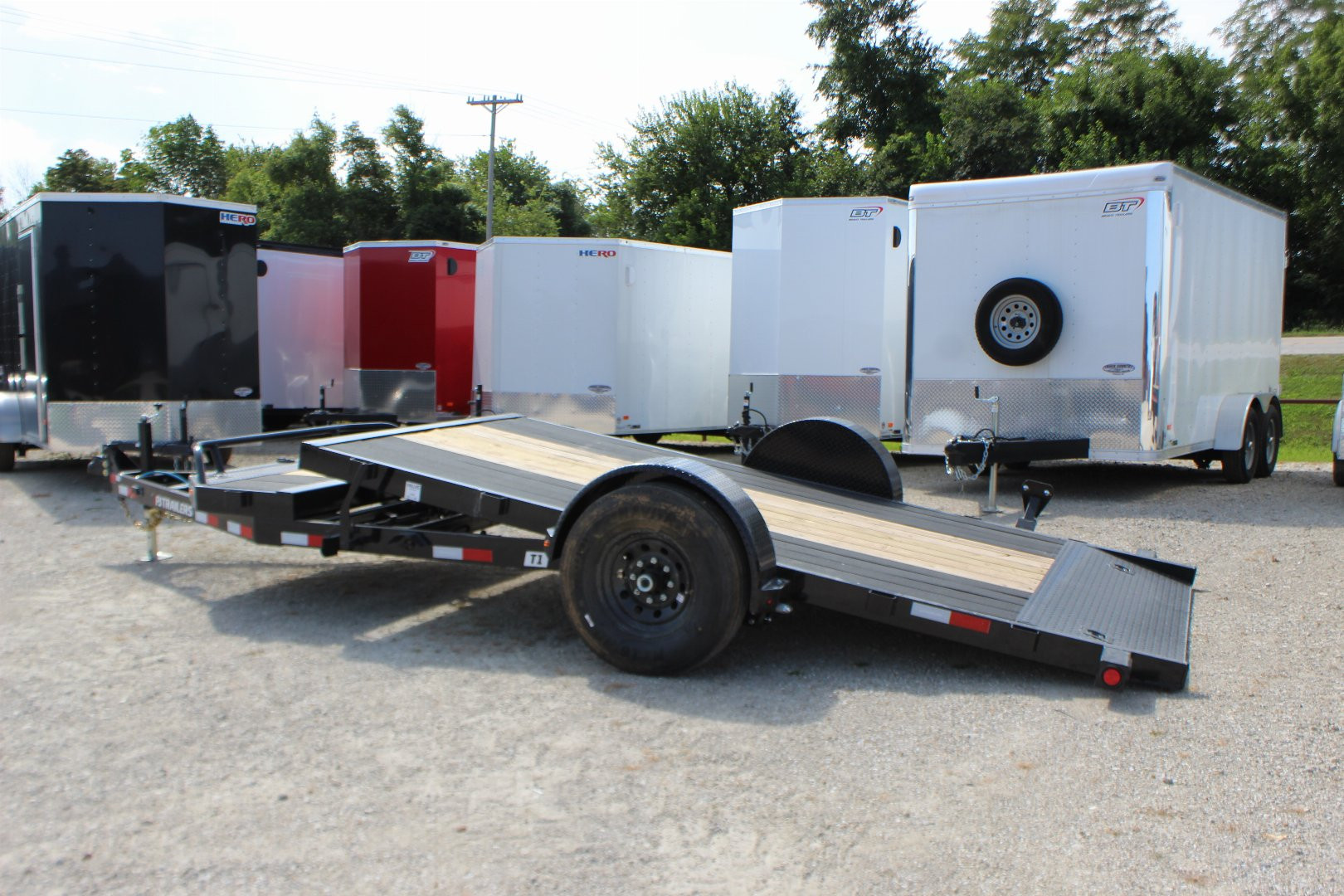 New 2024 PJ TRAILERS 81" x 16' T1 Equipment Trailer