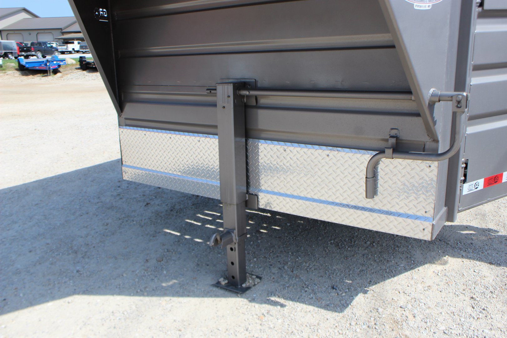 New 2024 GR Trailers 6.8x20 gooseneck half-top Stock Trailer